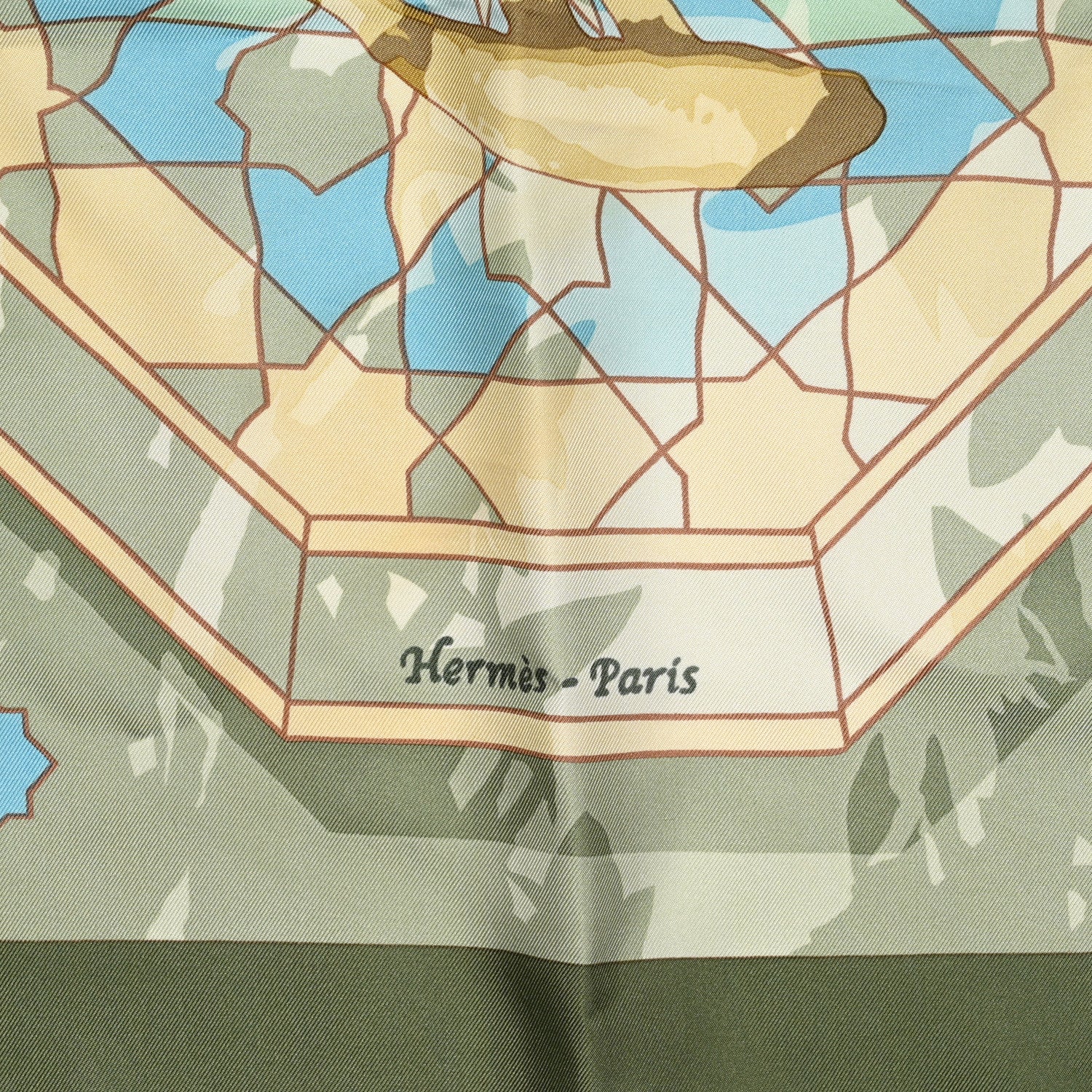 Hermes Silk Sous Les Orangers Scarf 90 4 of 10