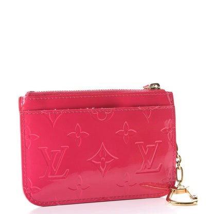 Louis Vuitton Vernis Key Pouch Rose Pop 3 of 10