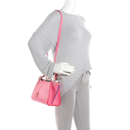 Fendi Vitello Dolce Mini 3jours Tote Pink 2 of 9