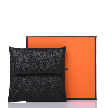 Hermes Chevre Mysore Bastia Coin Purse Black 10 of 10