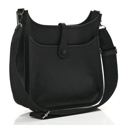 Hermes Taurillon Clemence Evelyne III PM Black 3 of 14