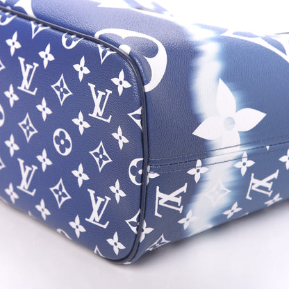 Louis Vuitton Monogram Escale Neverfull MM Blue 7 of 13