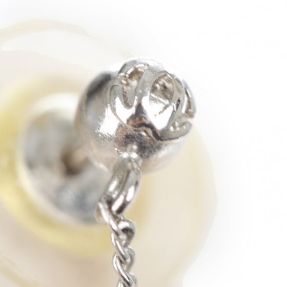 CC Drop Earrings Silver
