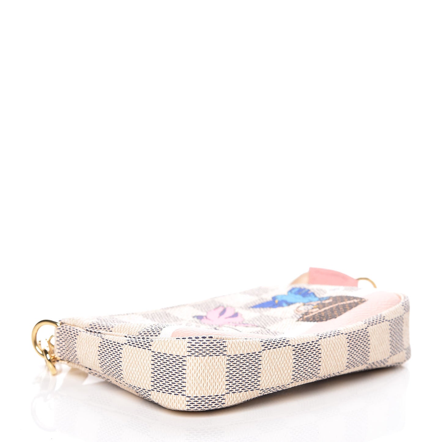 Damier Azur 2018 Christmas Animation Mini Pochette Accessories