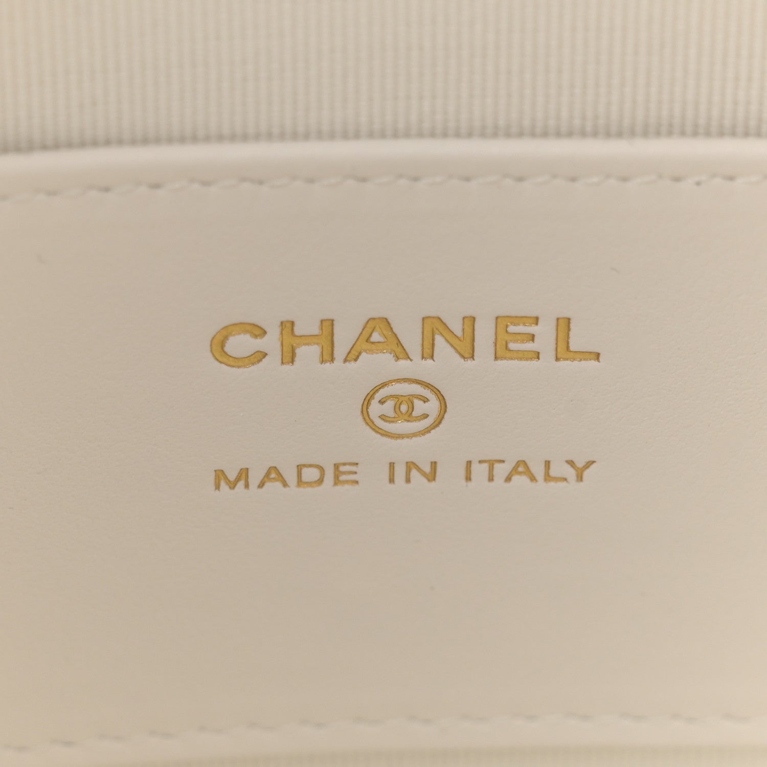 Chanel Shiny Caviar Quilted Bow Pouch Hobo White 6 of 11