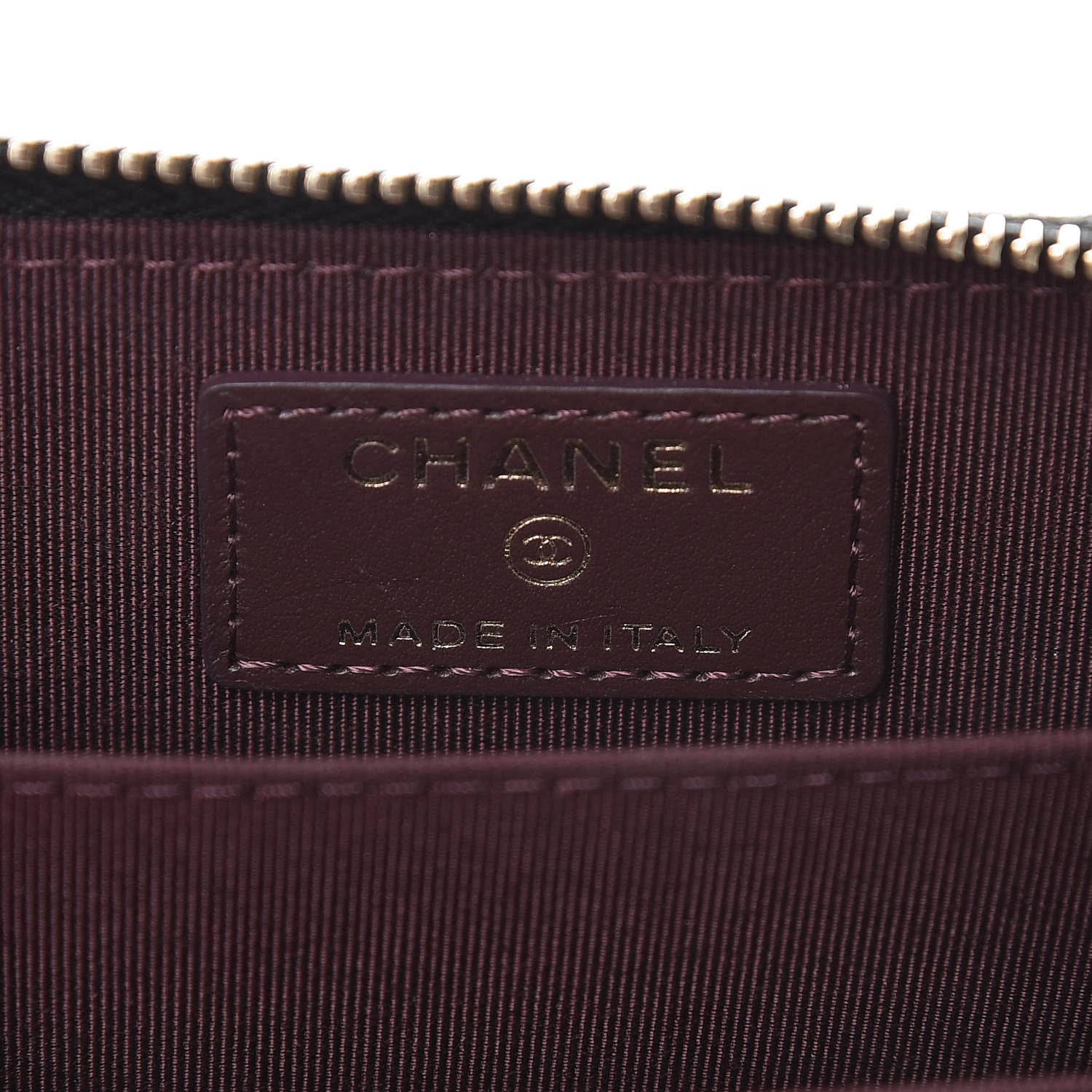 Chanel Aged Calfskin Quilted Lucky Charms Reissue Zip Coin Purse Black 6 of 8