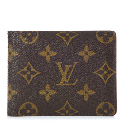 Louis Vuitton Monogram Mens Porte-Billets 3 Card Billfold Wallet 1 of 11