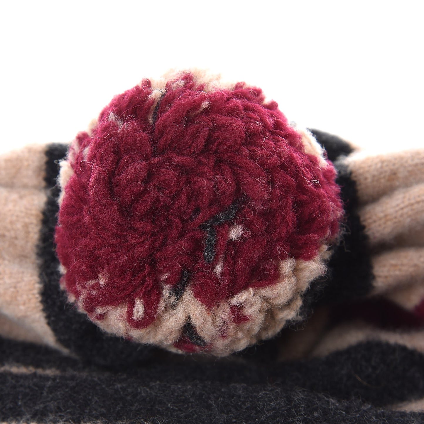 Lambswool Stripe Beanie Hat
