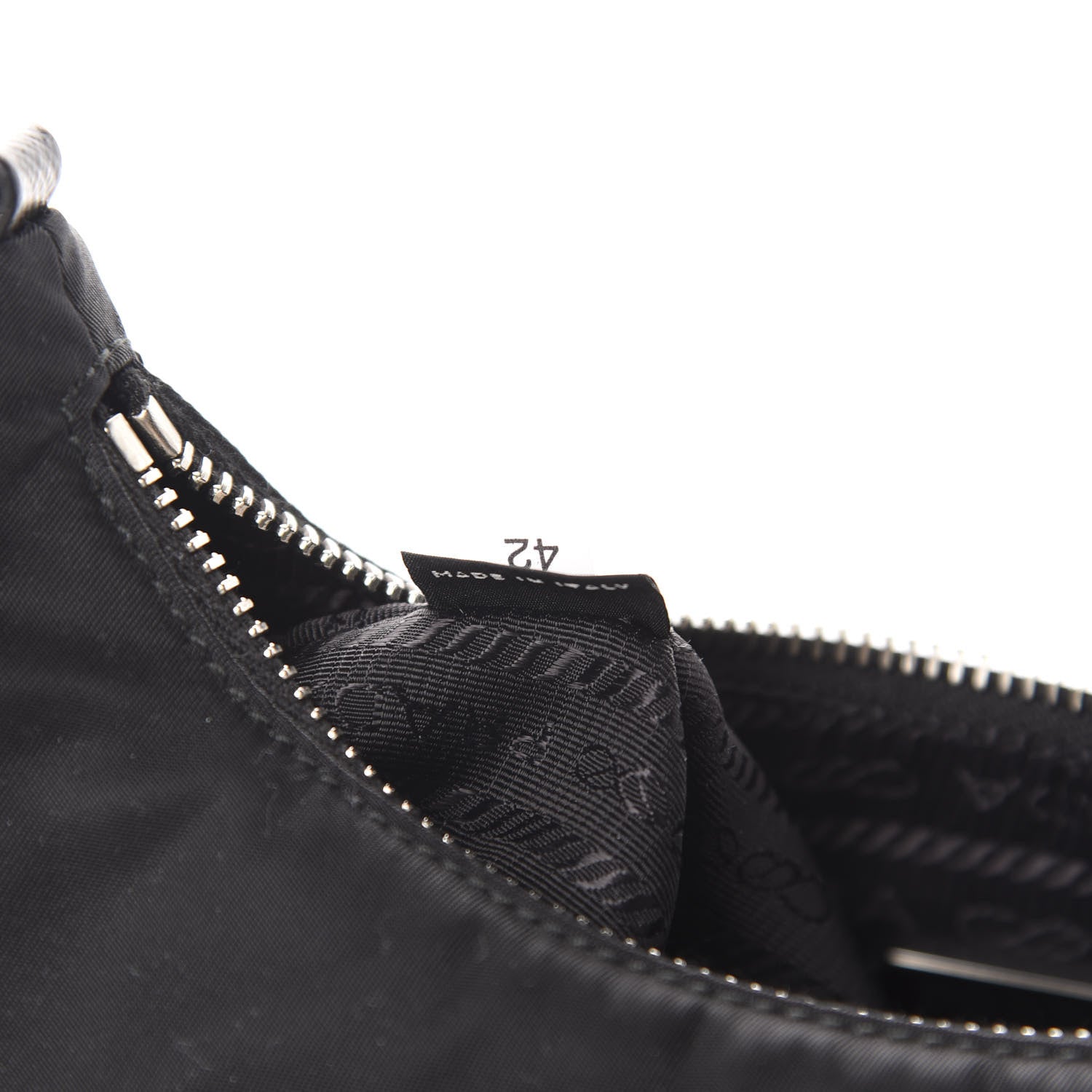 Prada Nylon Re-Edition 2005 Shoulder Bag Black 10 of 11