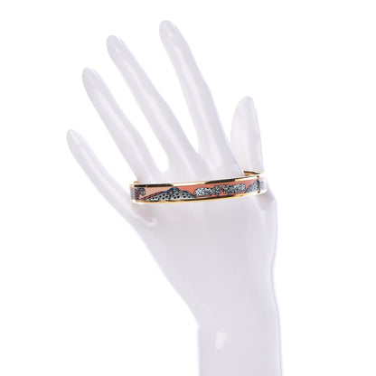Hermes Enamel Printed Narrow Bracelet 70 2 of 7