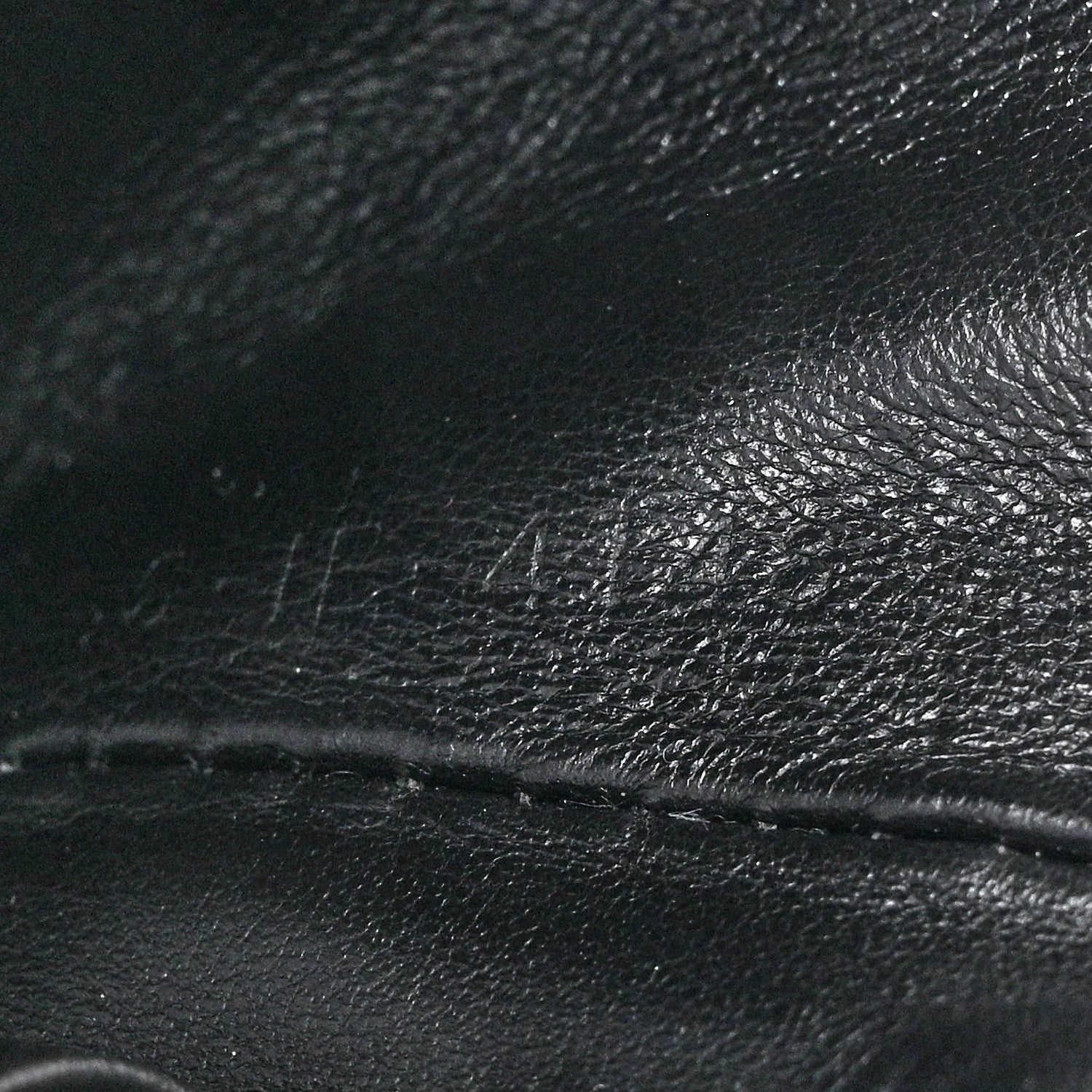 Celine Calfskin Quilted C Charm Coin Card Pouch Black 8 of 11