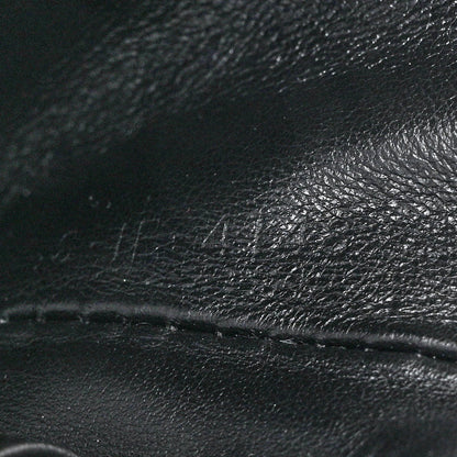 Celine Calfskin Quilted C Charm Coin Card Pouch Black 8 of 11