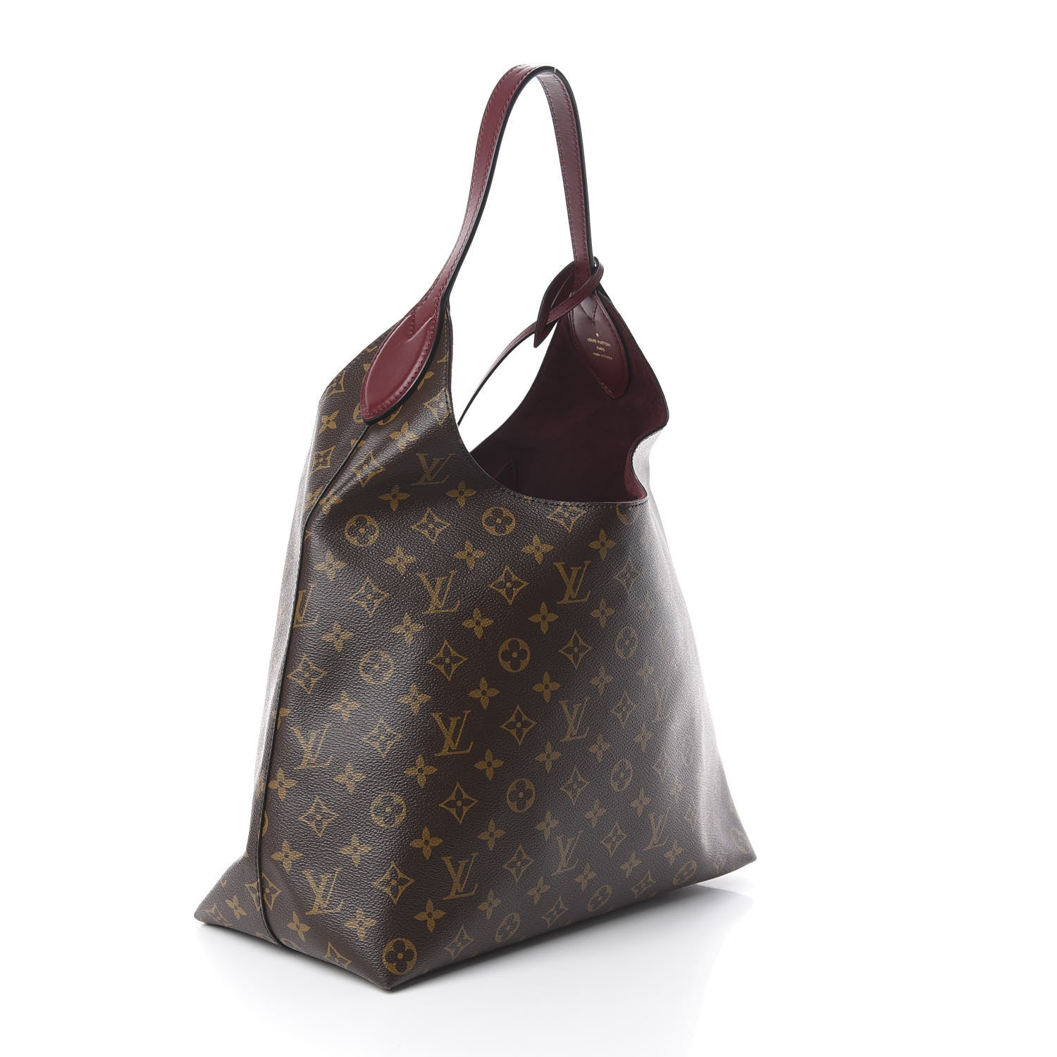 Louis Vuitton Monogram Flower Hobo Bordeaux 2 of 8