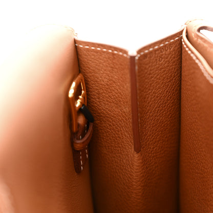 Hermes Barenia Faubourg Halzan 25 Fauve 11 of 12