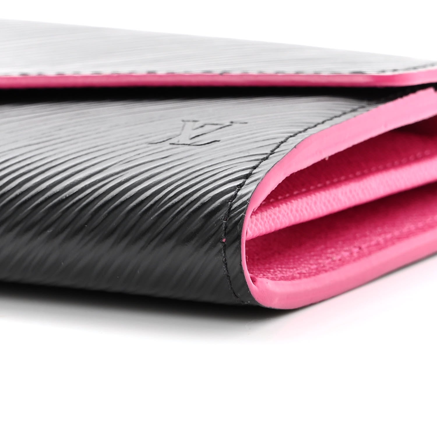 Louis Vuitton Epi Sarah Wallet NM Black Hot Pink 9 of 9