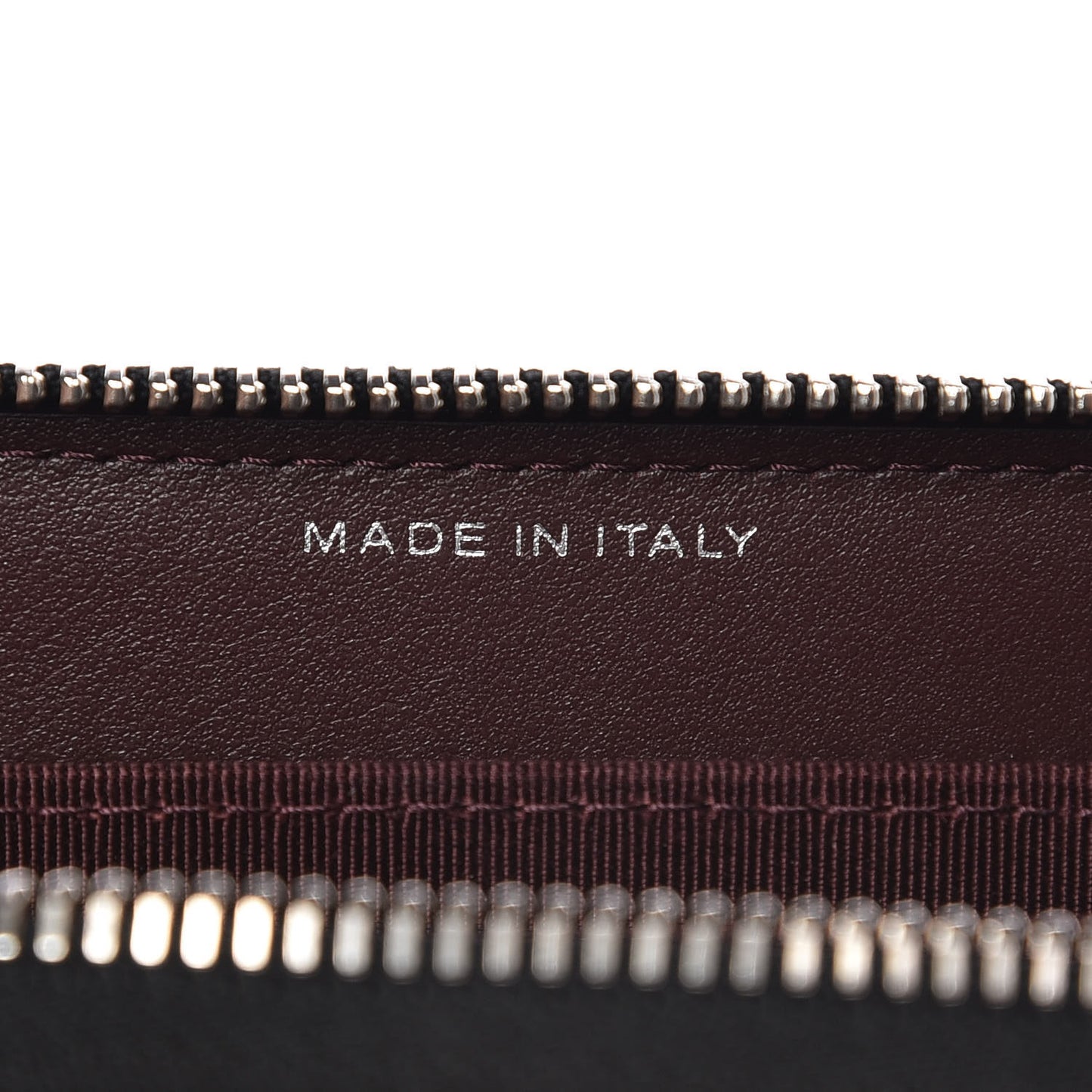 Caviar Chevron Quilted Zip Coin Purse Black