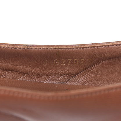 Chanel Lambskin Cap Toe CC Ballerina Flats 35.5 Marron Black 10 of 11