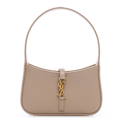 Saint Laurent Vegetable Le 5 A 7 Mini Hobo Dark Beige 1 of 8