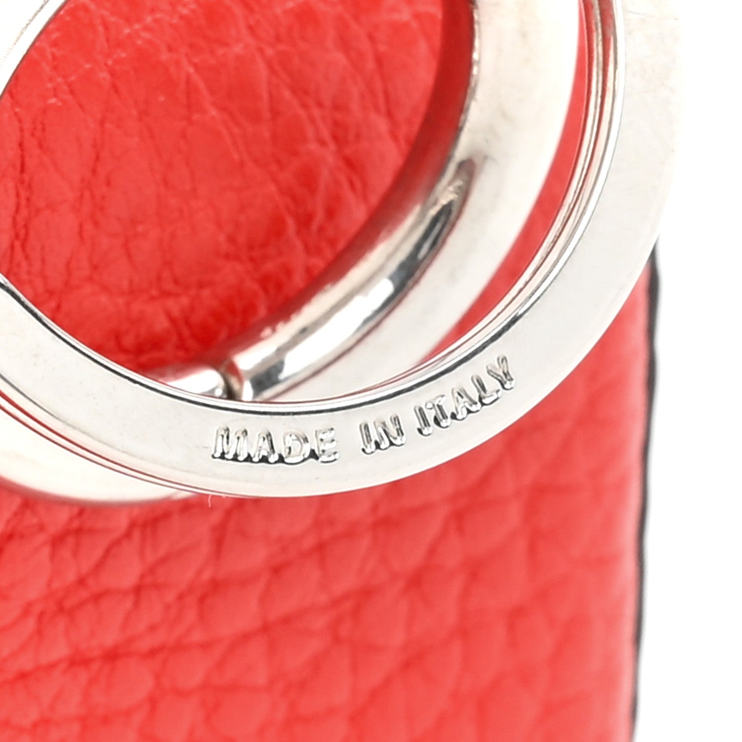 Fendi Cuoio Romano Micro Baguette Charm Papavero 8 of 11