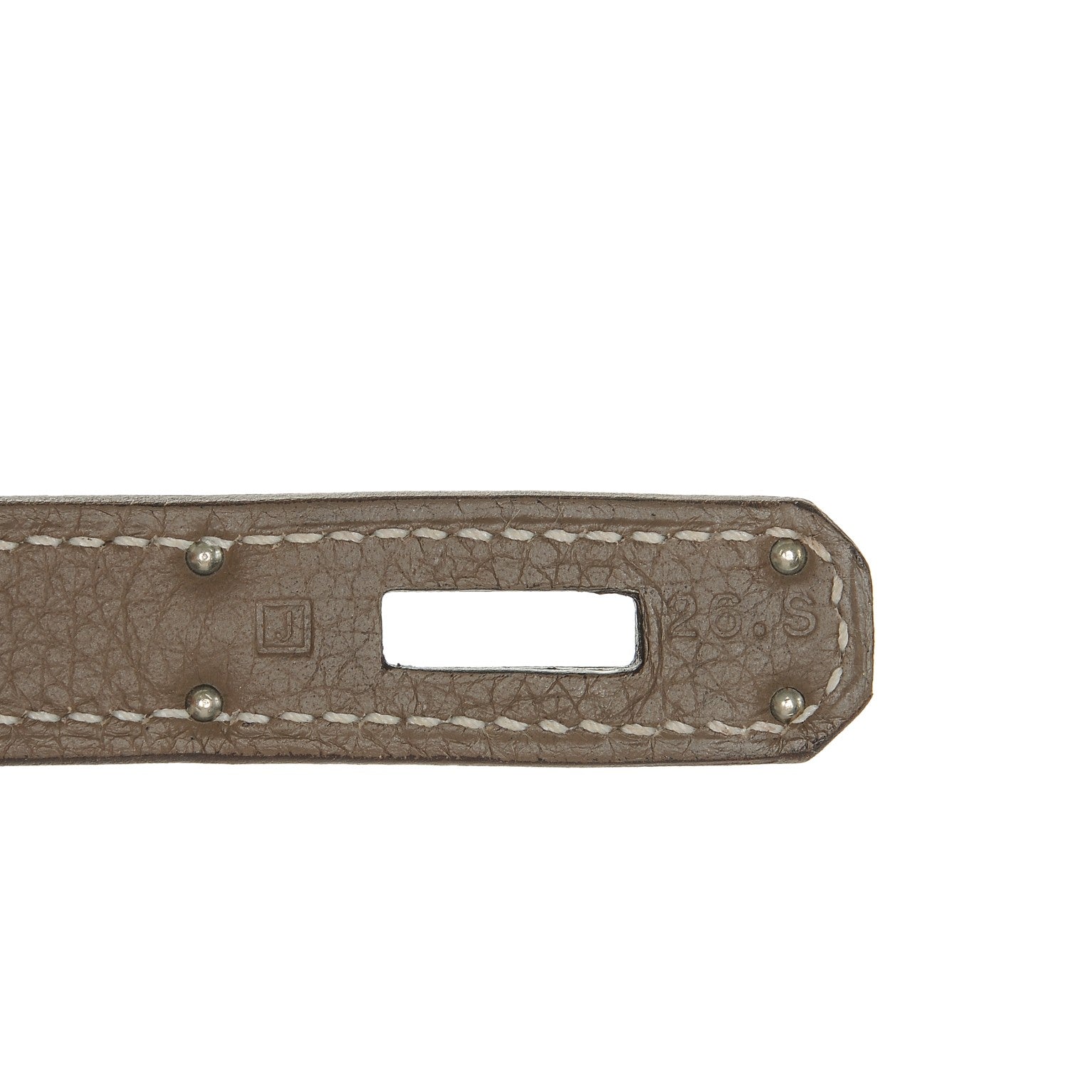 Hermes Taurillon Clemence Kelly Retourne 32 Etoupe 9 of 24