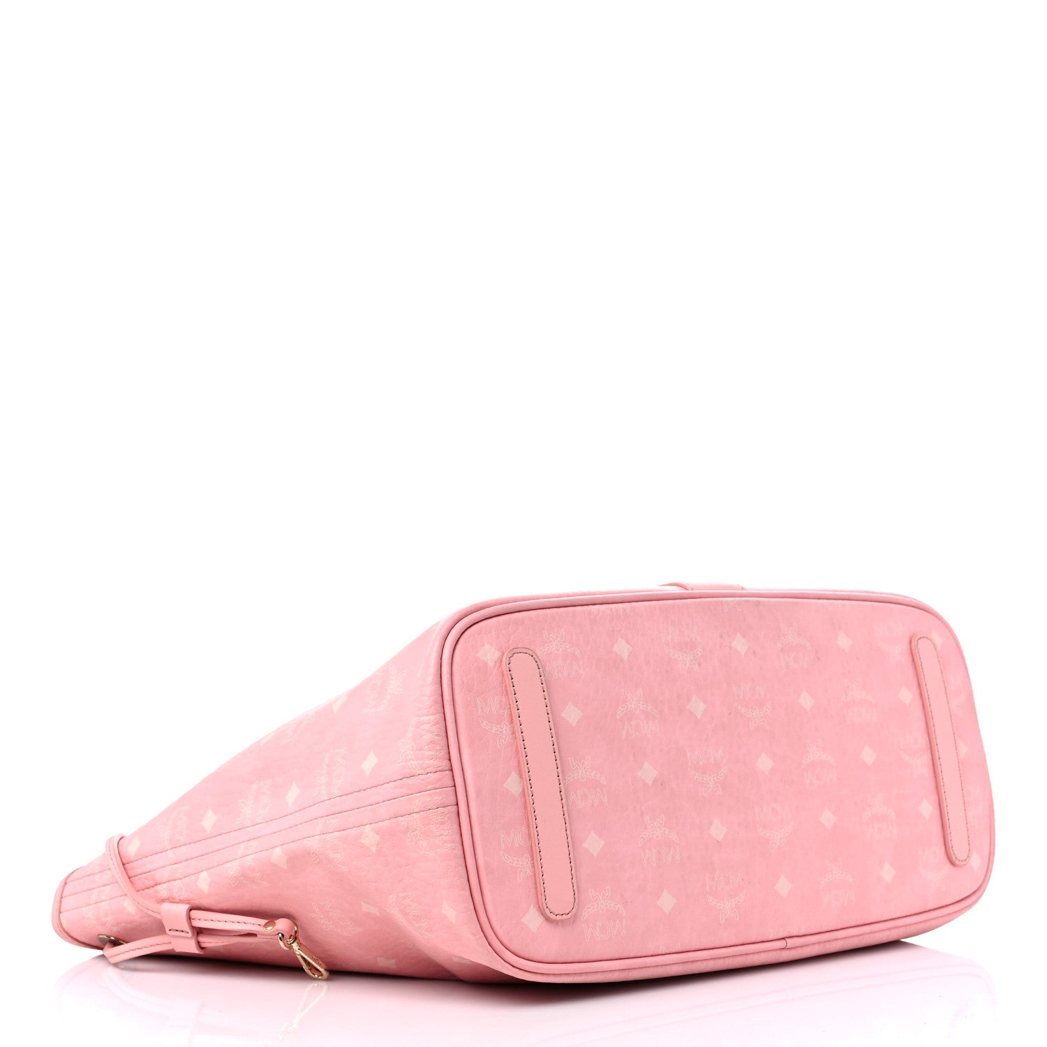 MCM Visetos Medium Liz Reversible Shopper Tote Pink 4 of 13