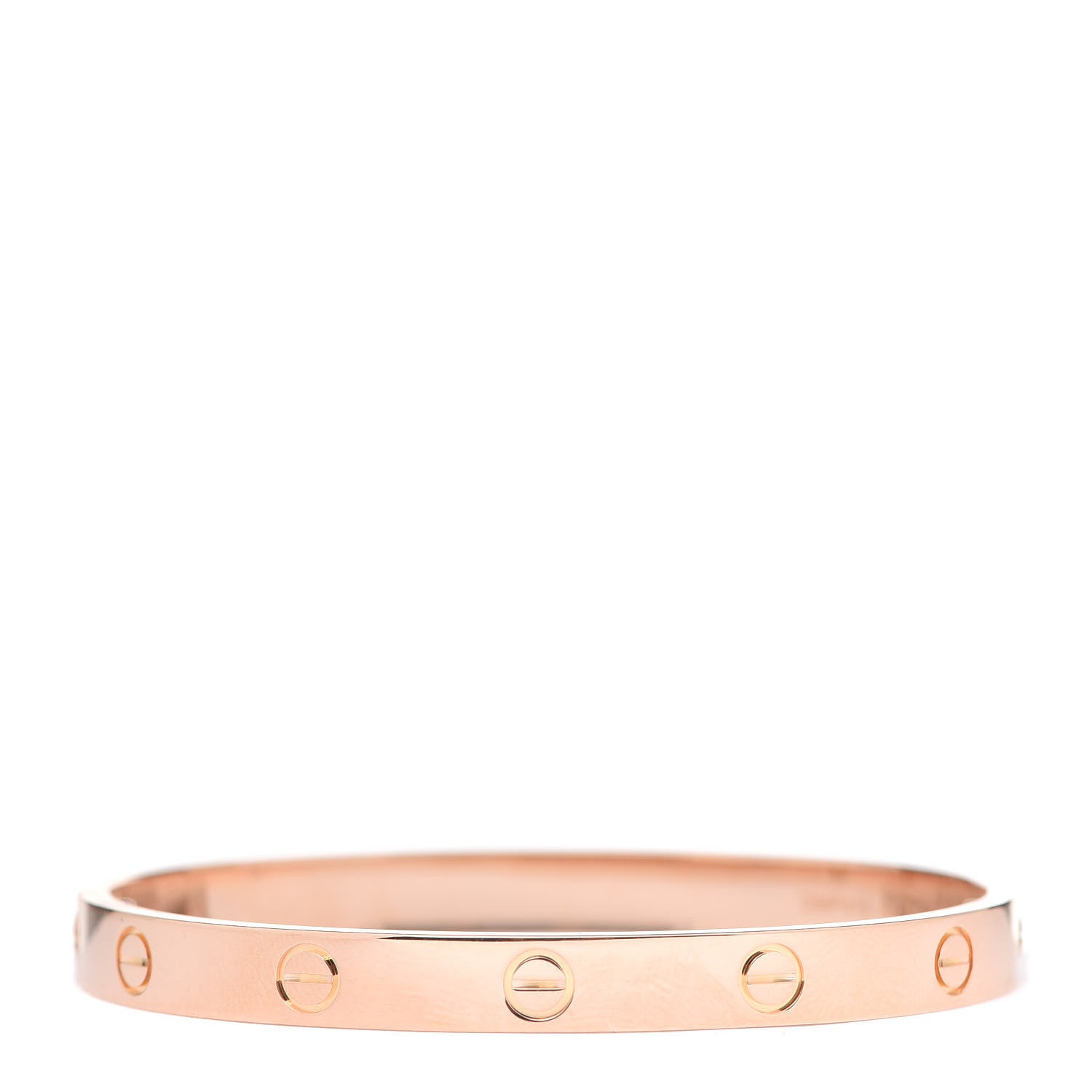 Cartier 18K Pink Gold LOVE Bracelet 17 3 of 8