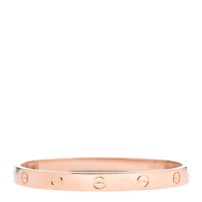 Cartier 18K Pink Gold LOVE Bracelet 17 3 of 8