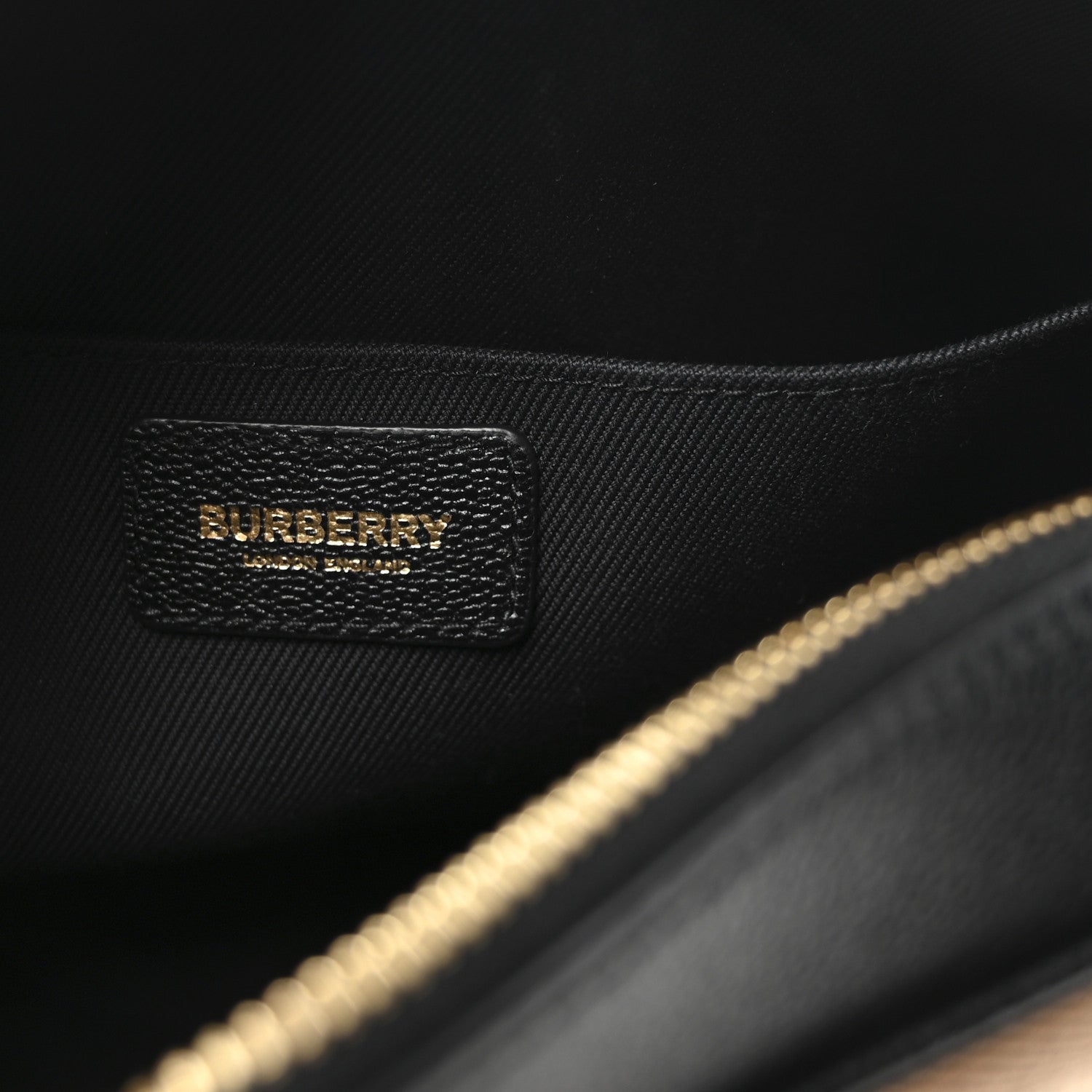 Burberry Giant Check Calfskin Large Camera Bag Black 6 of 9