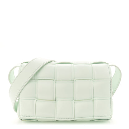Bottega Veneta Nappa Maxi Intreccio Small Padded Cassette Crossbody Bag Glacier 1 of 13