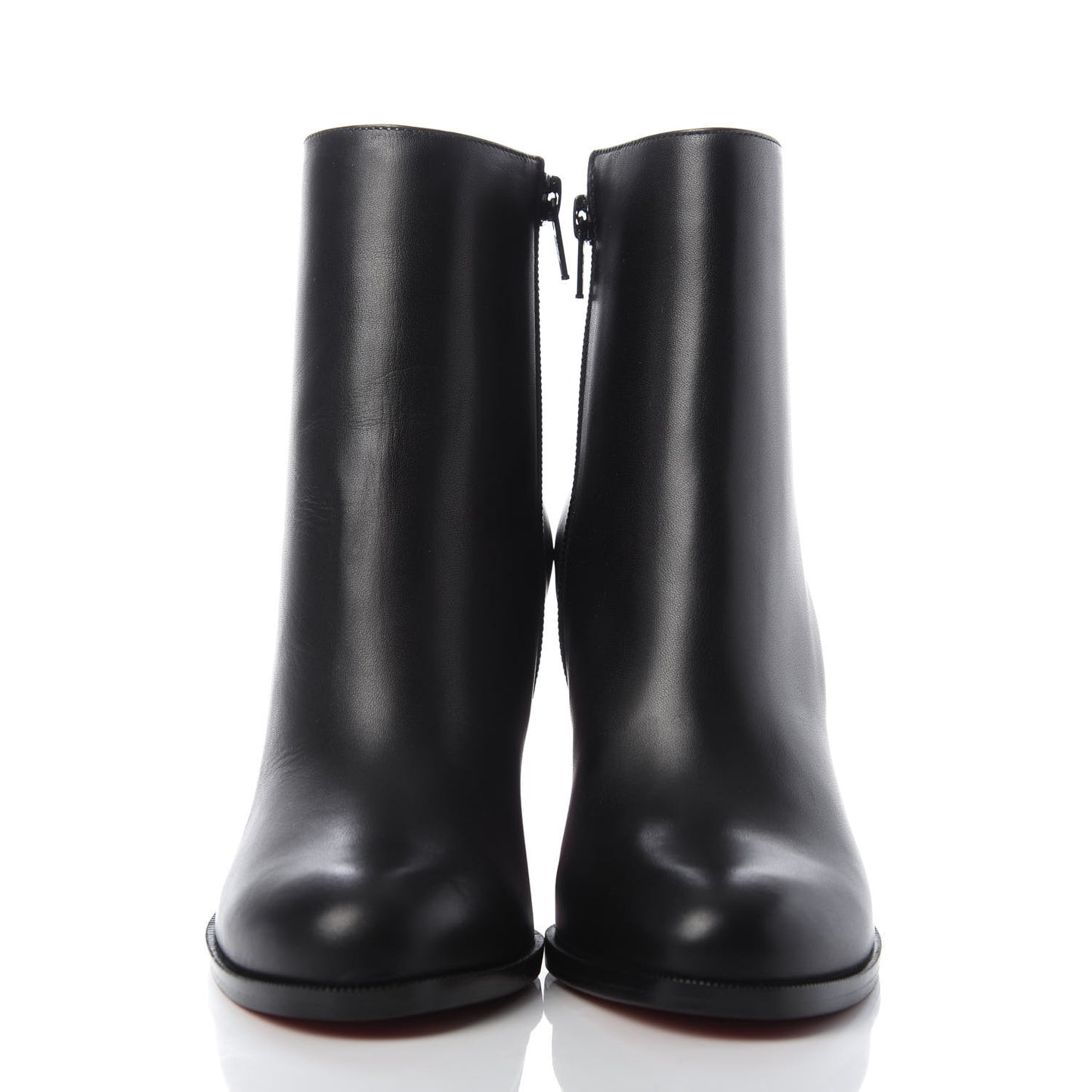 Calfskin Adox 85 Ankle Boots 36.5 Black