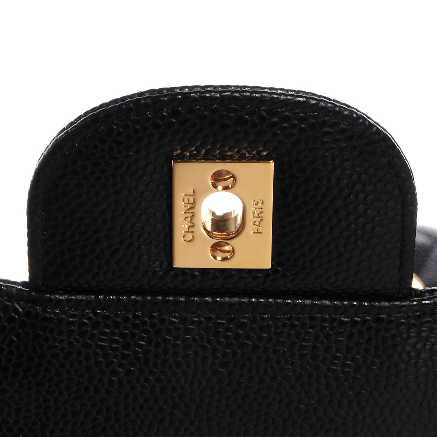 Caviar Jumbo Single Flap Black