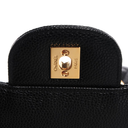 Chanel Caviar Jumbo Single Flap Black 7 of 9
