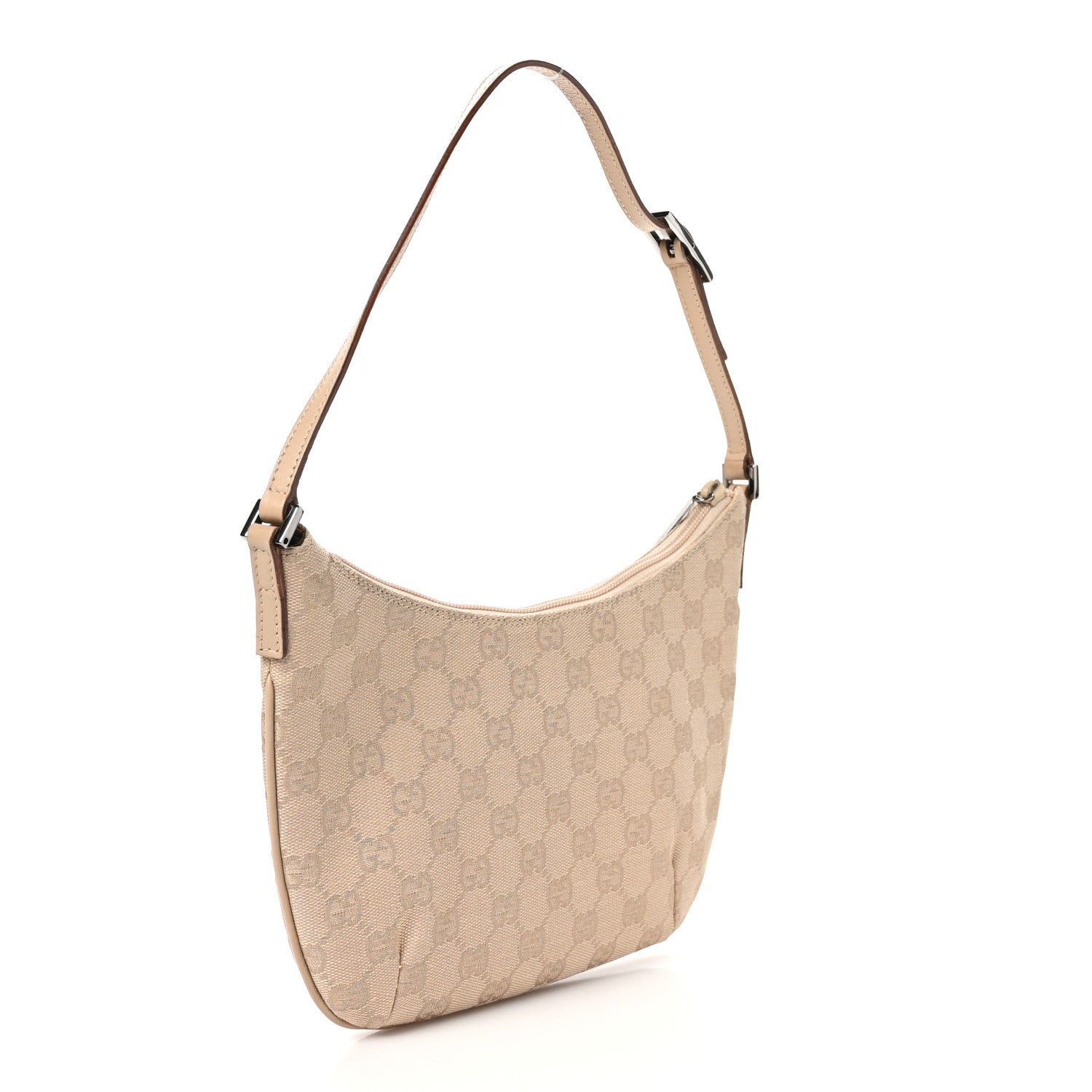 Gucci Monogram Pochette Beige 3 of 10