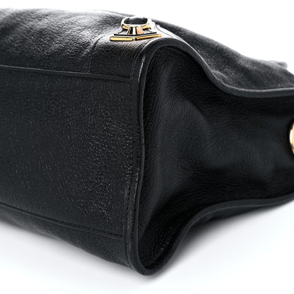 Balenciaga Chevre Gold Metallic Edge Hardware City Black 10 of 15