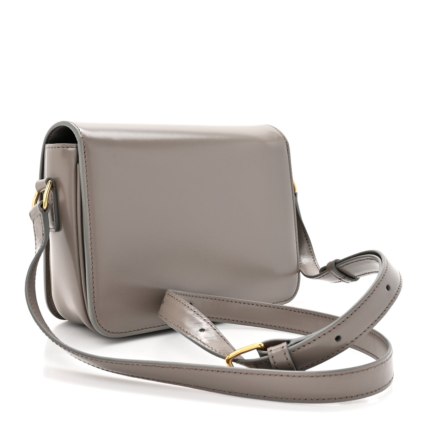 Shiny Calfskin Teen Triomphe Pebble