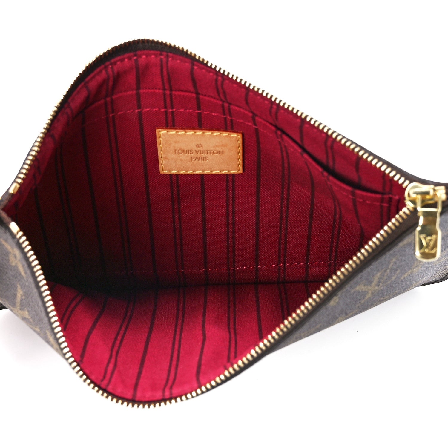Louis Vuitton Monogram Neverfull MM GM Pochette Pivoine 5 of 11