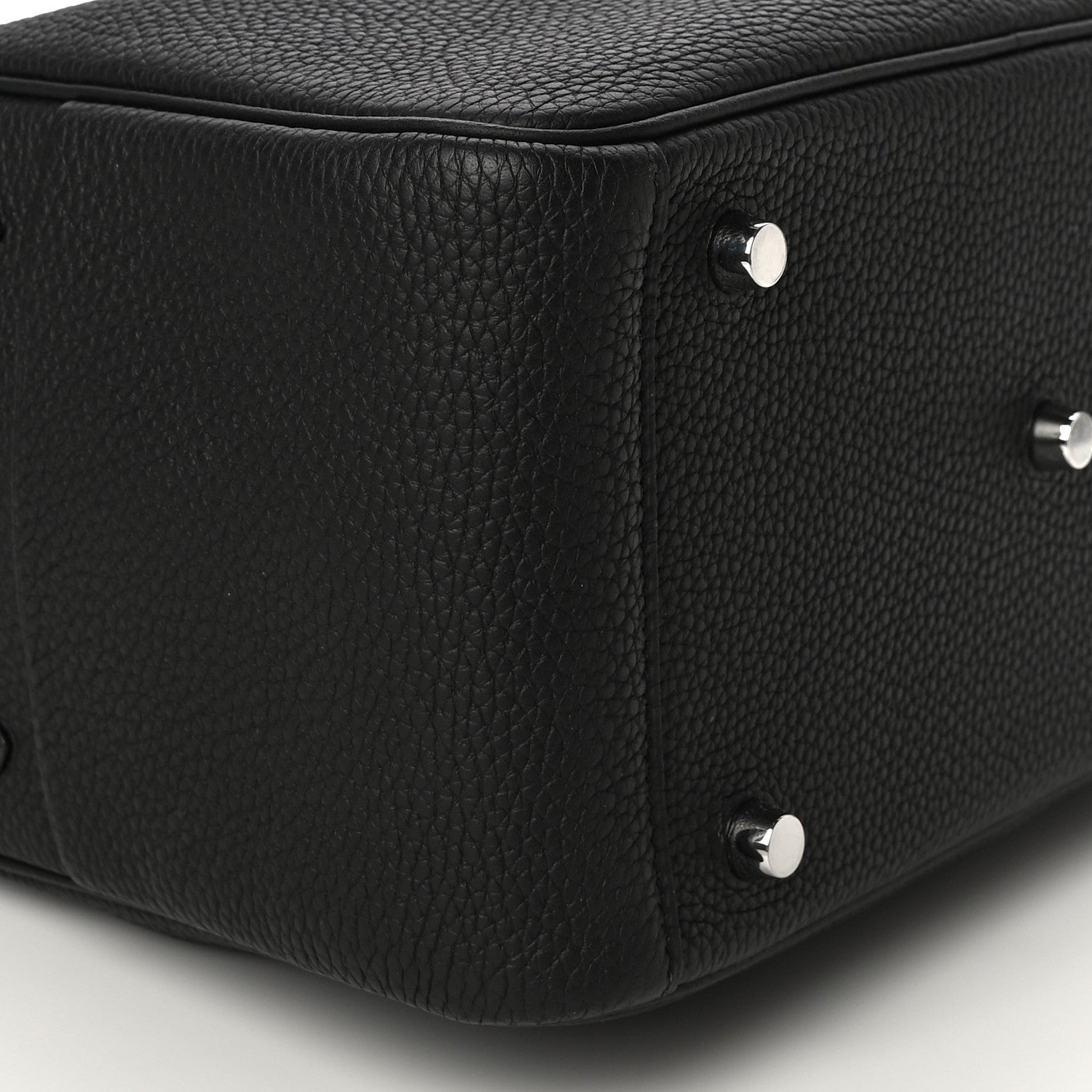Hermes Taurillon Clemence Lindy 26 Black 8 of 10