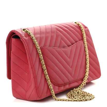Chanel Sheepskin Chevron Quilted 2.55 Reissue 226 Flap Pink 3 of 12