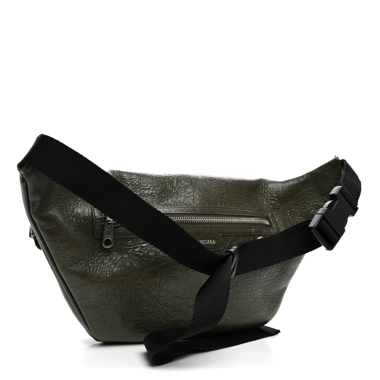 Balenciaga Agneau Arena Superbusy Belt Bag Khaki 1939093