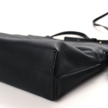 Loewe Calfskin Mini Flamenco Knot Clutch Black 9 of 10