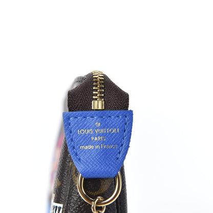 Louis Vuitton Monogram 2019 Christmas Animation Mini Venice Pochette Accessories Blue 7 of 9