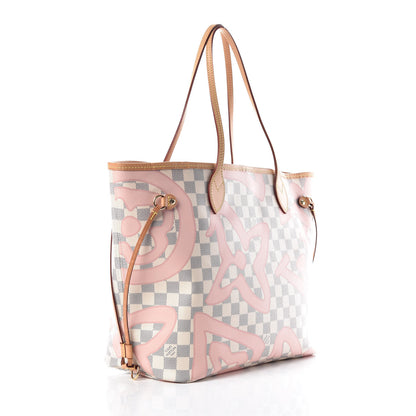 Louis Vuitton Damier Azur Tahitienne Neverfull MM 4 of 13