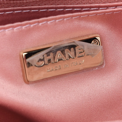 Chanel Sequin Quilted Ombre Medium Flap Yellow Pink 6 of 10
