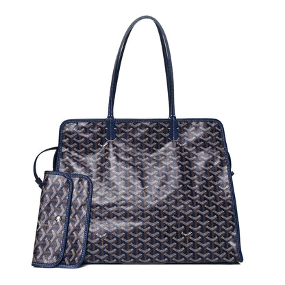 Goyard Goyardine Sac Hardy Pet Carrier PM Navy 1 of 9