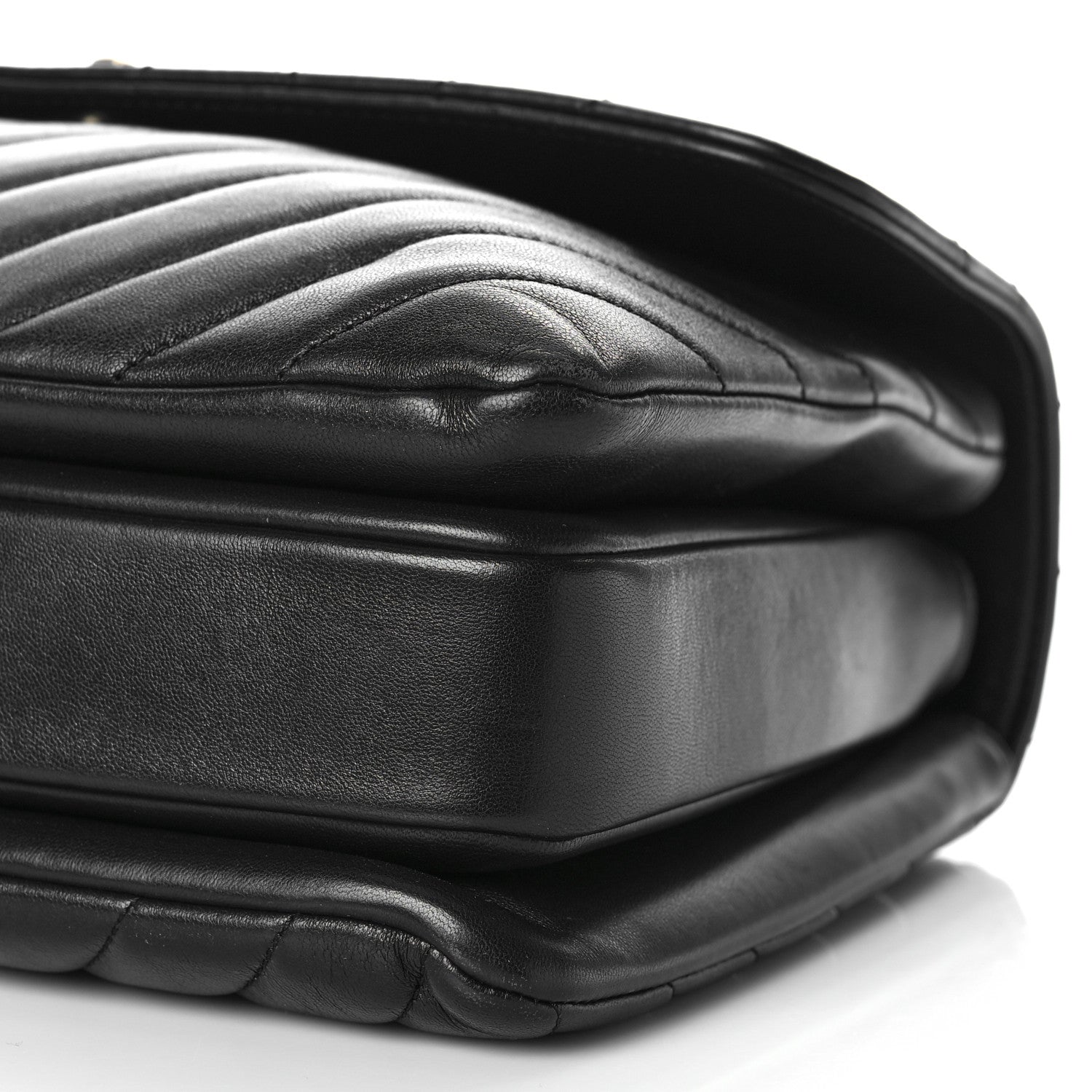 Chanel Lambskin Chevron Quilted Medium Trendy CC Dual Handle Flap Bag Black 10 of 14