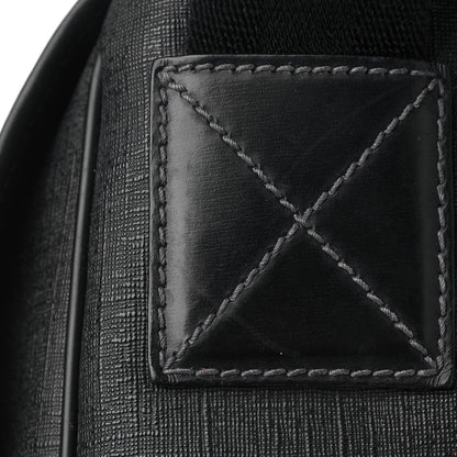 Gucci Coated Canvas Interlocking G Large Flap Messenger Bag Black 10 of 11
