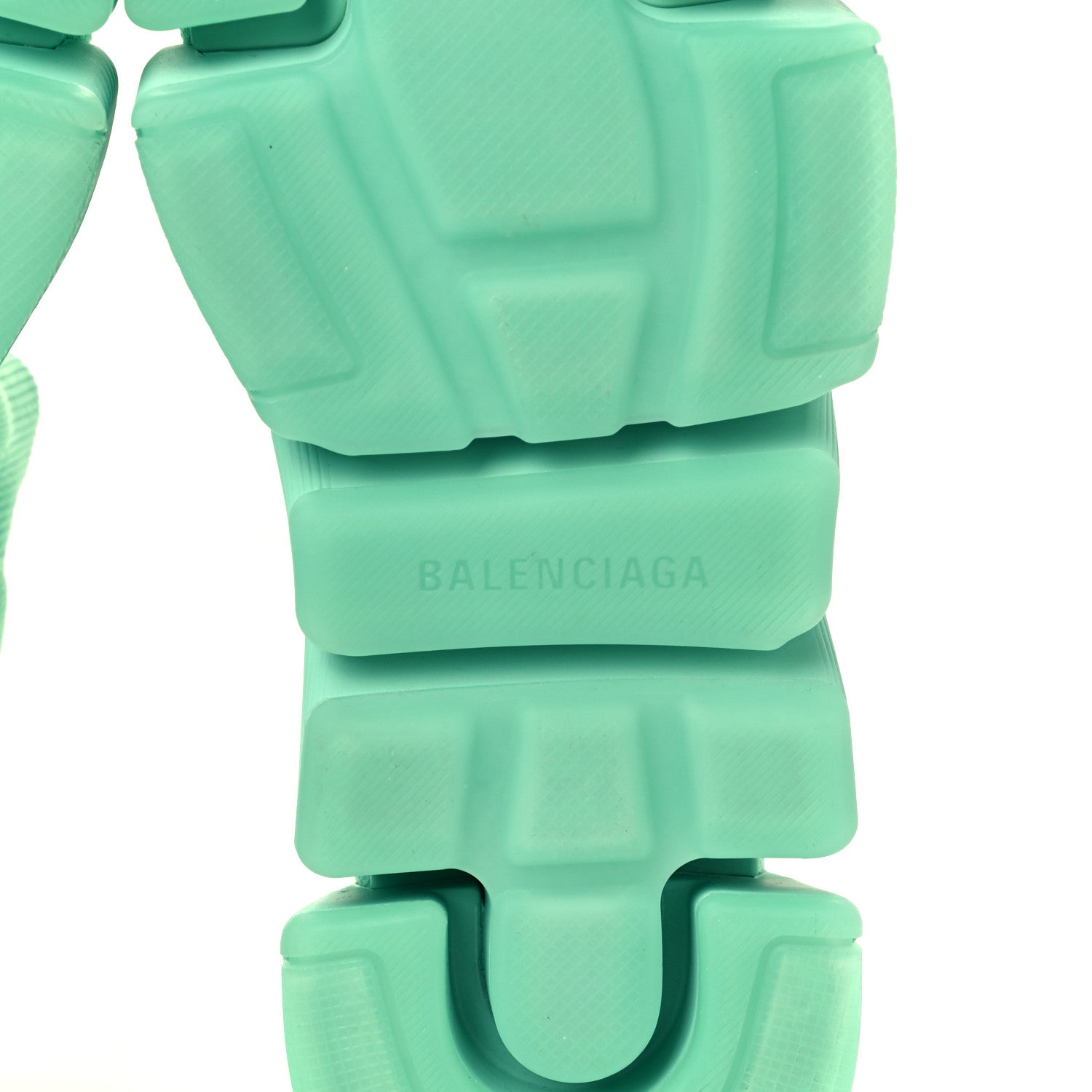 Balenciaga Technical 3D Recycled Knit Womens Speed 2.0 Transparent Sole Sneakers 39 Mint 8 of 11
