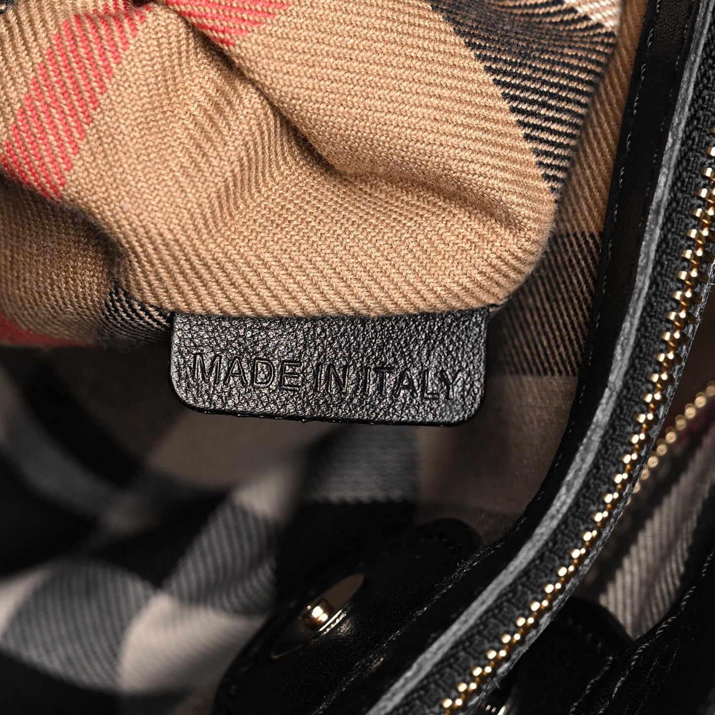 Smooth Calfskin Medium Sartorial Banner Tote Black