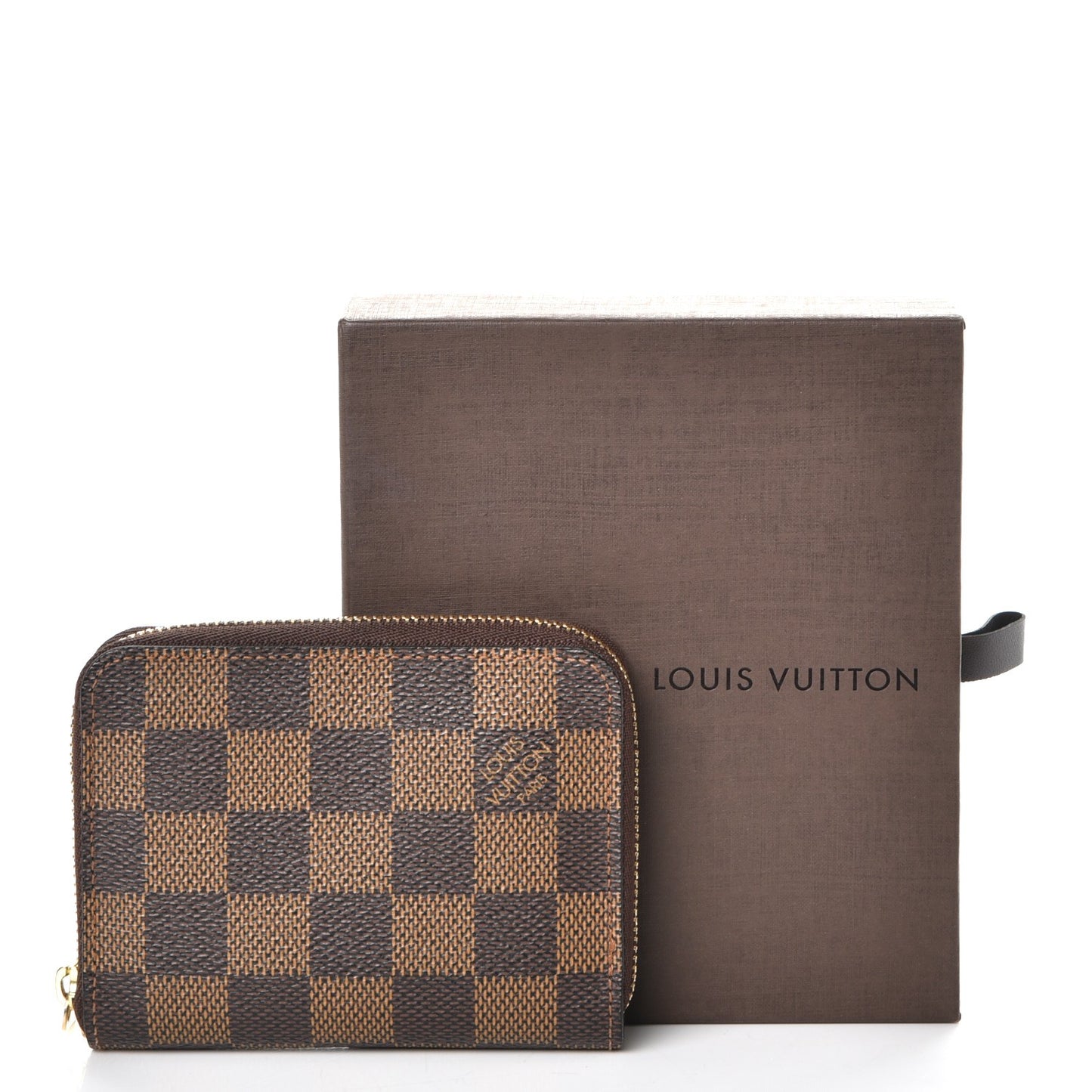 Damier Ebene Zippy Coin Purse