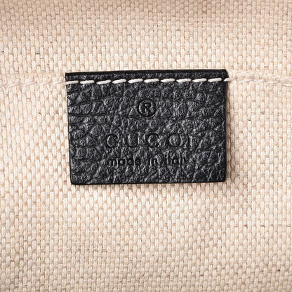 Gucci Pebbled Calfskin Soho Chain Backpack Black 7 of 8